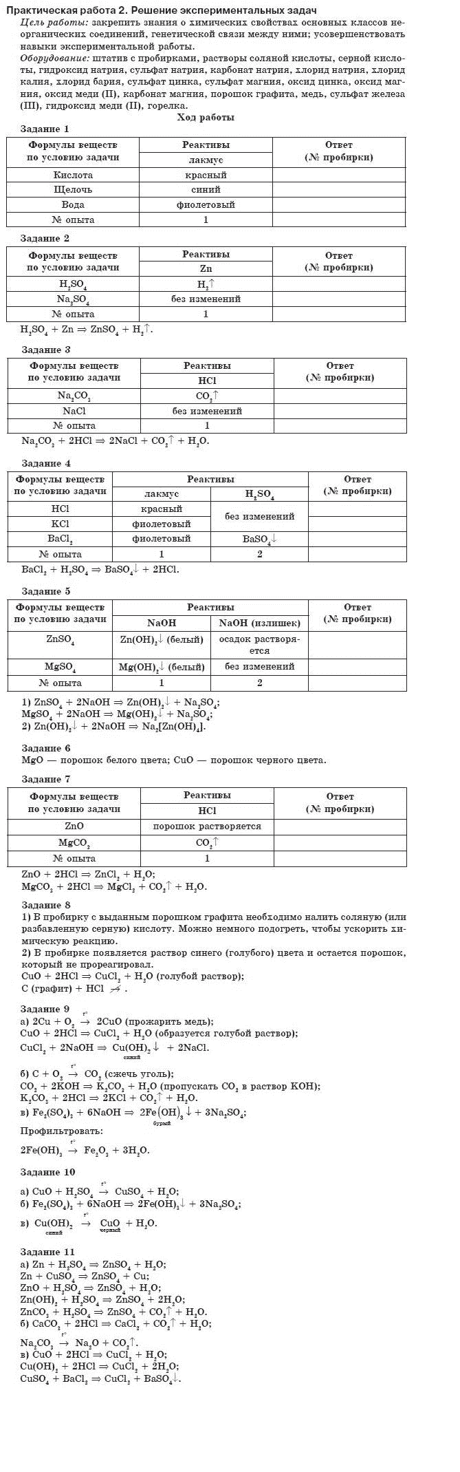 Гдз химия 8 класс ярошенко онлайн