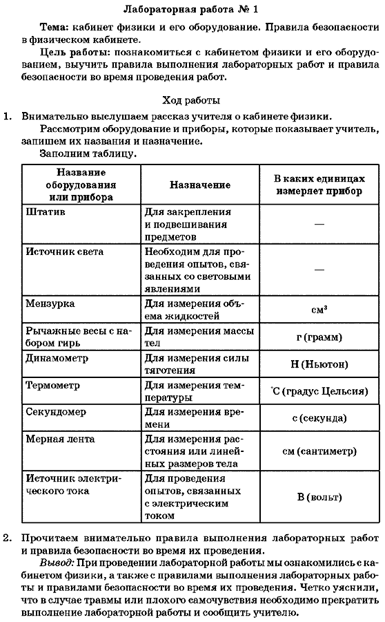 Решебник По Физике Тетрадь Для Лабораторных Работ 7 Класс Божинова