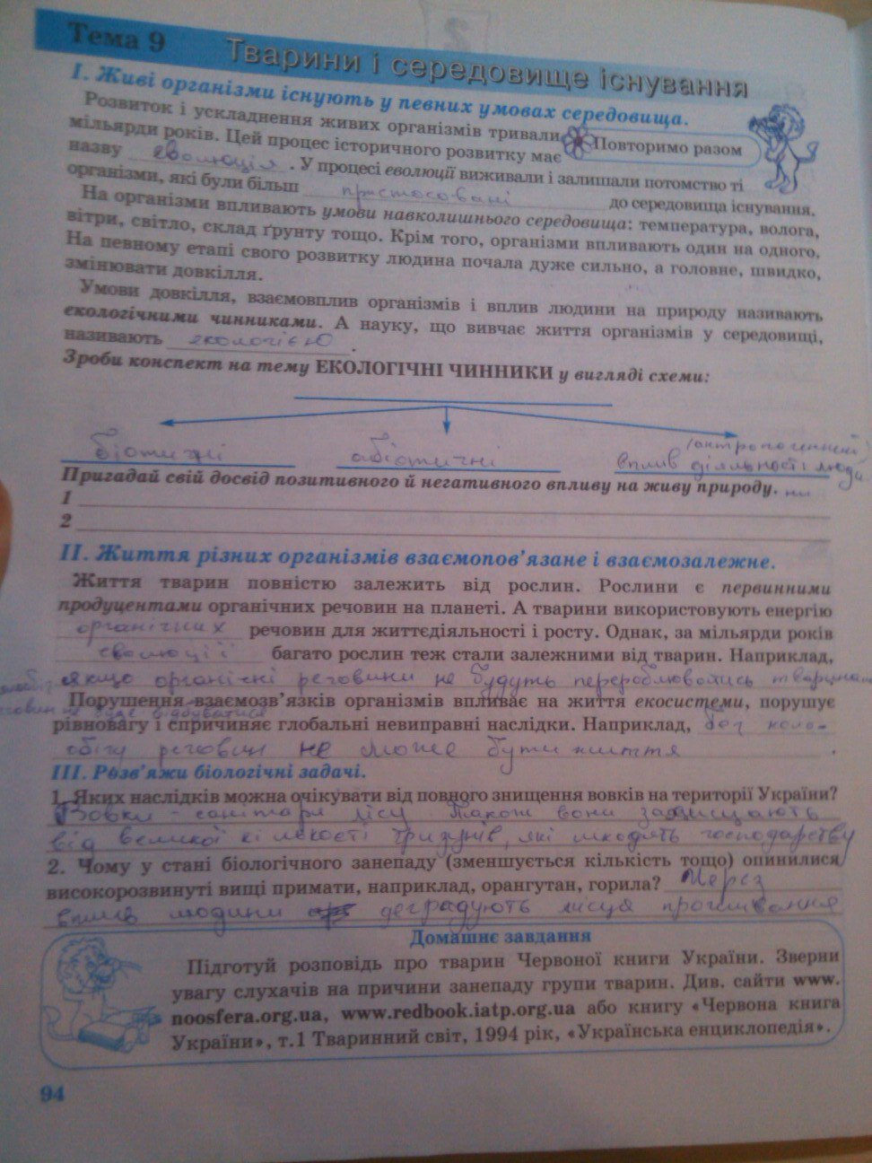 Гдз 6 Клас Біологія Зошит Князева 6 князева гдз зошит клас біологія