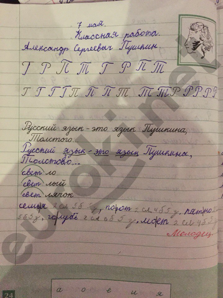 Рабочая тетрадь по русскому языку 1 класс бунеева гдз Рабочая тетрадь по русскому языку 1 класс бунеева гдз