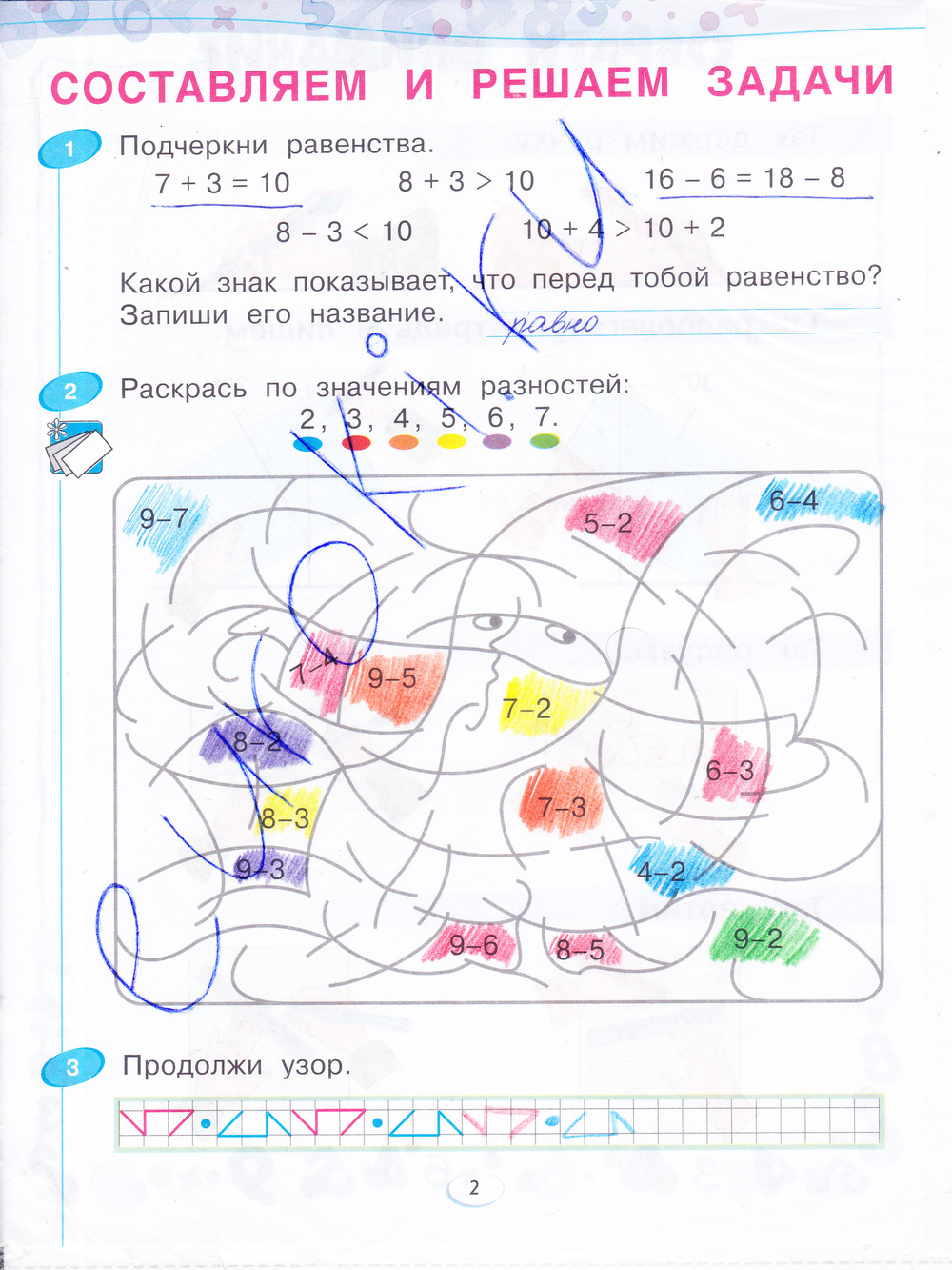 Математика рабочая тетрадь 1 бененсон