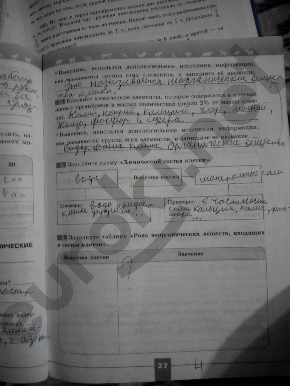 Гдз Биология 5 Класс Рабочая Тетрадь Пасечник 5 Издание класс 5 гдз пасечник тетрадь издание рабочая биология 5