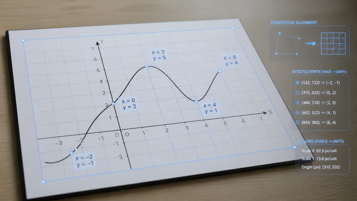 Working with the coordinate grid and image scale