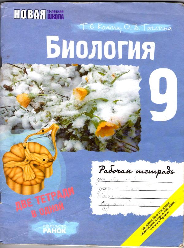 Биология 8 класс рабочая тетрадь ответы т.с.котик гдз