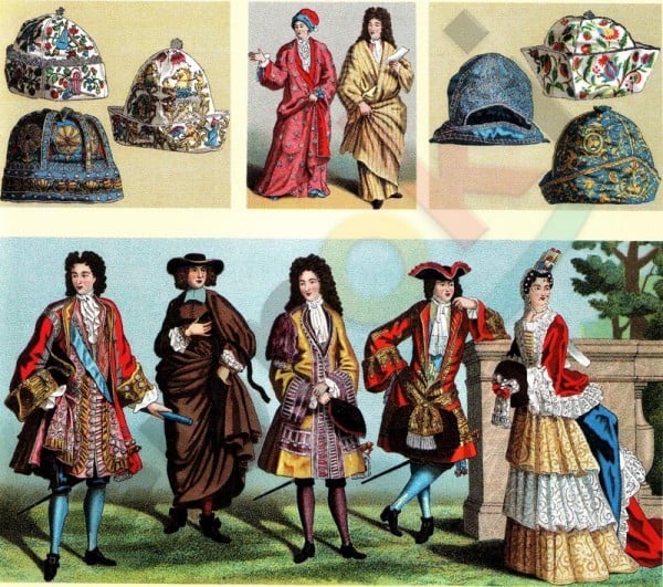 rance. Civilian Costumes. 17th-18th century