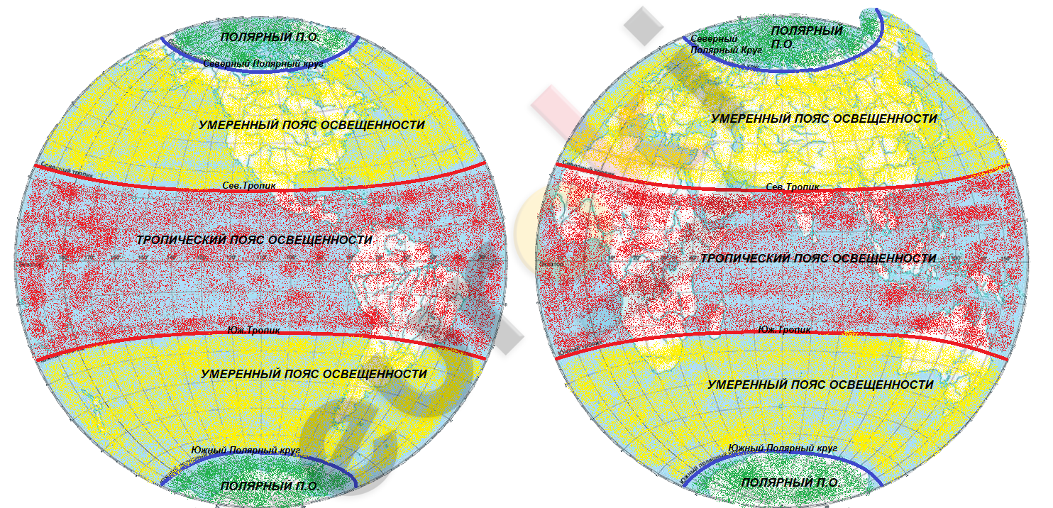 Полярный пояс на карте. Пояса освещенности. Карта поясов освещенности земли. Северные и Южные тропики на карте. Пояса освещённости 6 класс география.