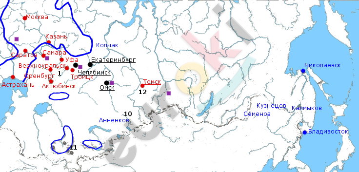 ГДЗ История России Тороп 2023 10 класс Контурные карты Стр. 4–5 | Фото ...