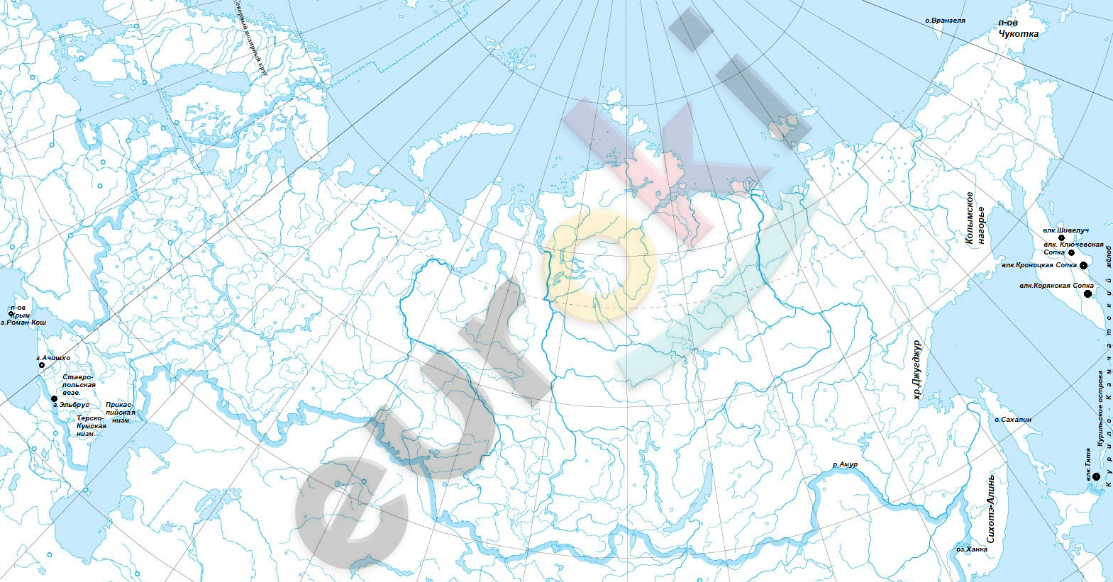 Восток россии контурная карта. Контурная карта России 8 класс. Дальний Восток России контурная карта. Физическая карта дальнего Востока России. Дальний Восток физическая карта 8 класс.