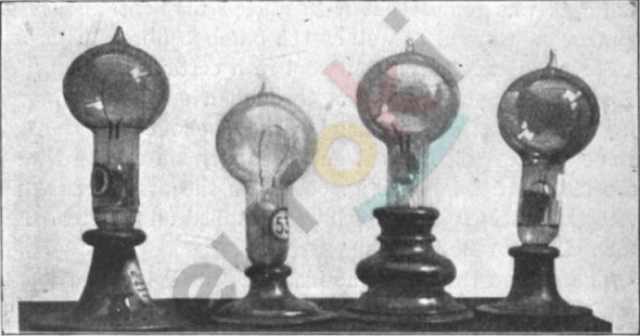 Картинки по запросу "лампа накаливания с угоьной нитью эдисон"