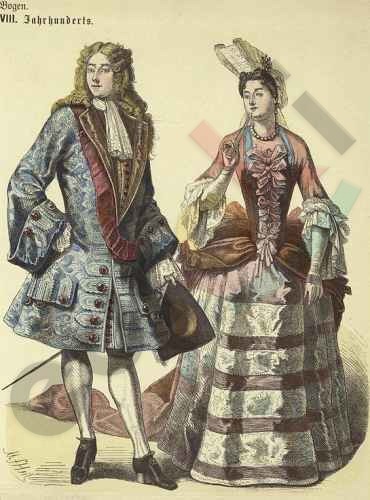 История моды: Русский костюм в 18-ом веке. Петровская реформа одежды.