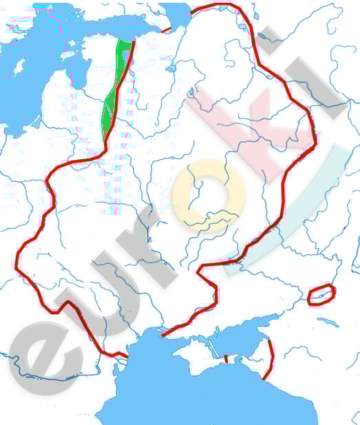 A map of a river Description automatically generated