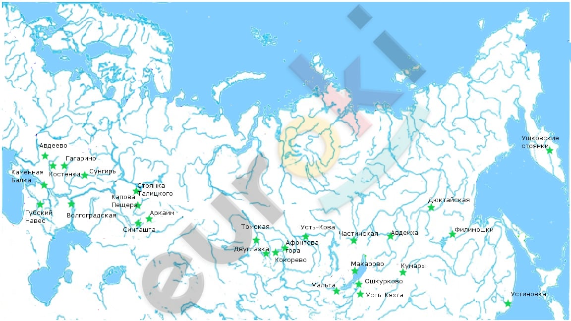 A map of the russian continent Description automatically generated