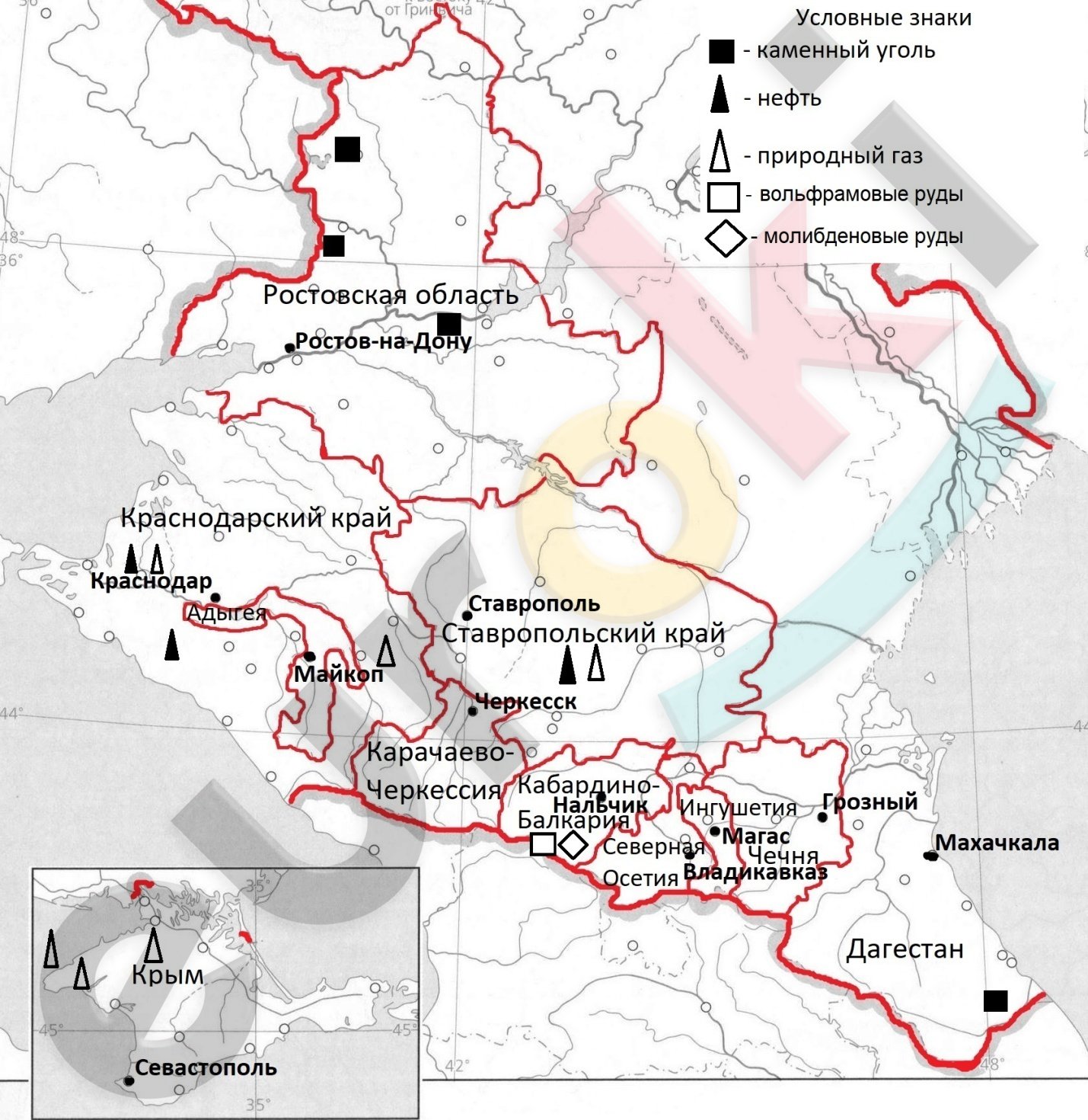 Европейский юг контурная карта 2024