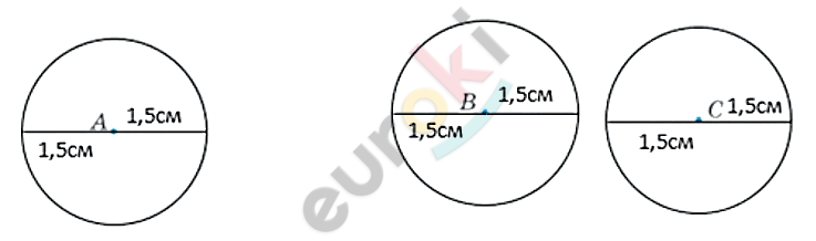 A circle with a line and a circle with a line in the middle Description automatically generated