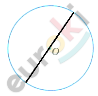 A circle with a black line in it Description automatically generated