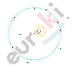 A circle with dots and circles Description automatically generated