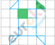 A green square and blue squares Description automatically generated