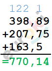 A close-up of numbers Description automatically generated