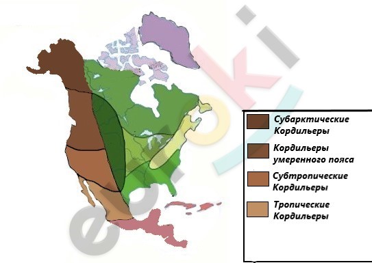 A map of the north america Description automatically generated
