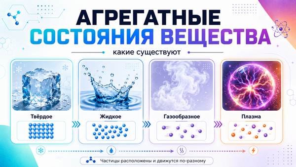 Что такое агрегатные состояния