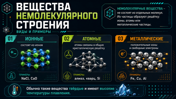 Вещества немолекулярного строения